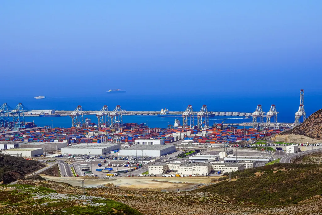 The port of Tanger Med in Morocco.