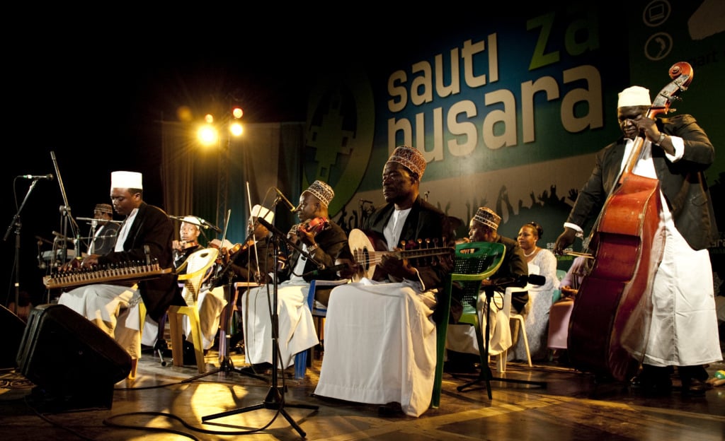 Culture Musical Club perform at the Sauti za Busara festival.