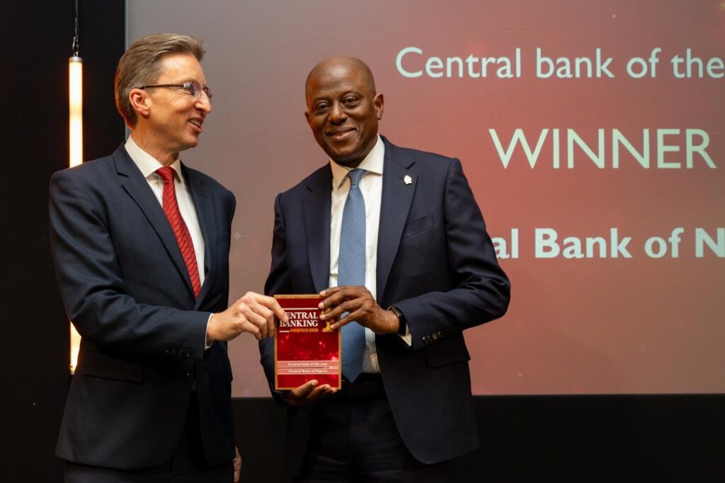 Nigeria’s central bank wins Central Bank of the Year award